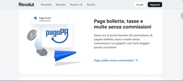 pagare senza commissioni