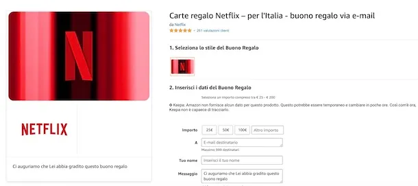 pagare Netflix annuale