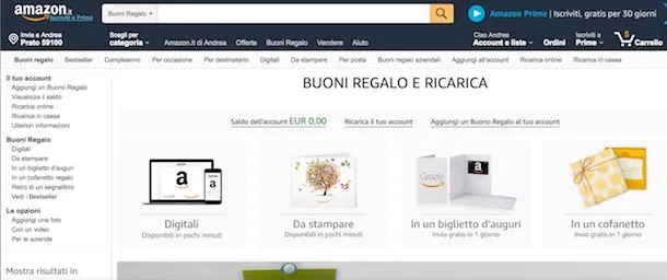 pagare con buono regalo
