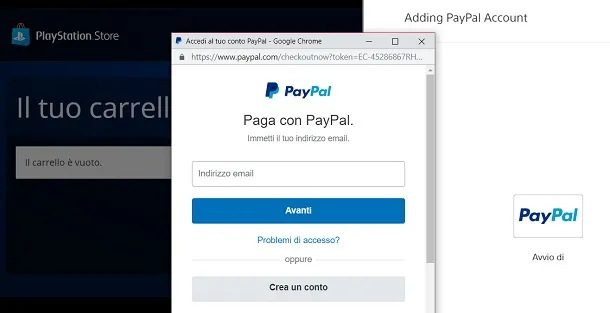 pagare playstation paypal pc